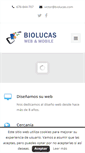 Mobile Screenshot of biolucas.com