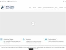Tablet Screenshot of biolucas.com